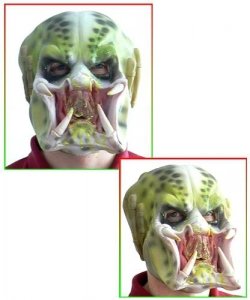 Maska lateksowa - Predator Deluxe Glow