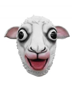 Maska lateksowa - Owca