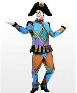 Profesjonalny strój klauna - Pan Błazen
