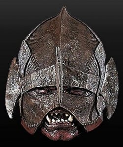 Maska lateksowa - Władca Pierścieni Ork Uruk Hai