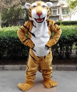 Chodząca żywa duża maskotka - Tygrys Azjatycki
