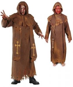 Kostium karnawałowy - Mnich Zombie