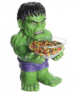 Ozdoba - Stojak na słodycze Hulk 45 cm