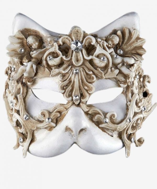 Oryginalna maska wenecka - Diamentowy Kot