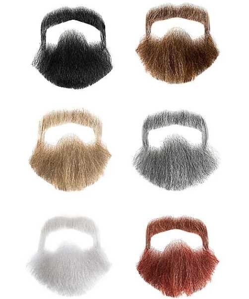 Sztuczna broda i wąsy Jankes realistyczny zestaw do charakteryzacji