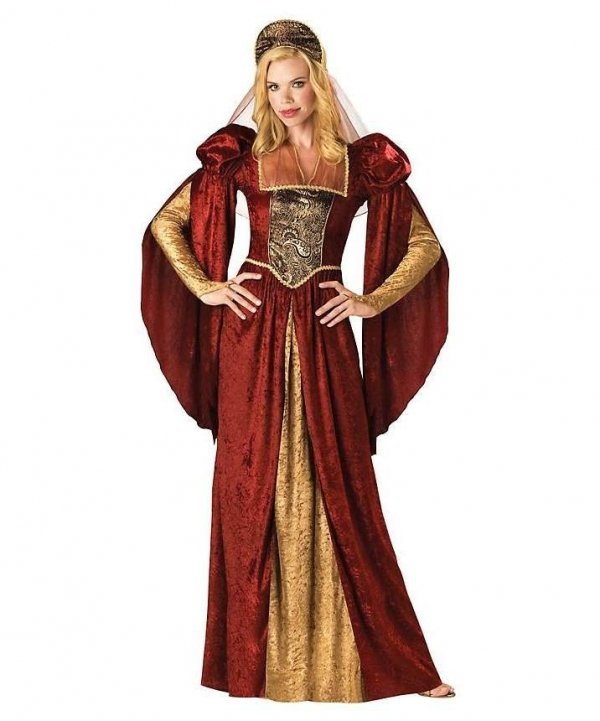 Średniowieczna suknia damy dworu