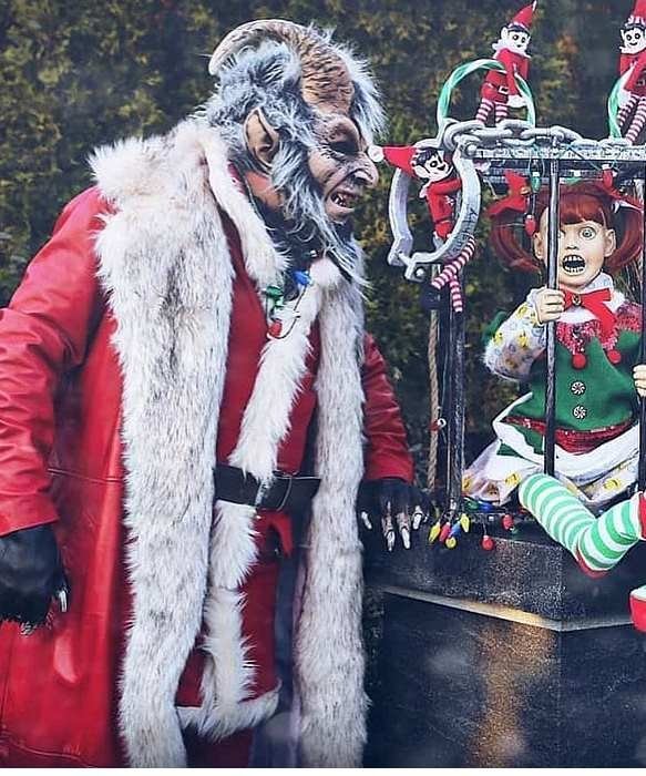 Krampus strój na Halloween