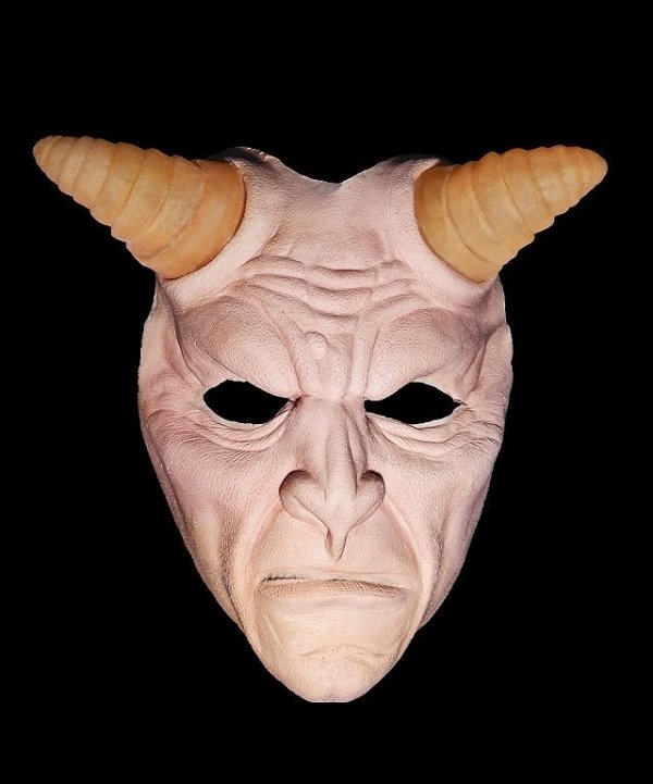 Maska klejona na twarzy - Demon Deluxe