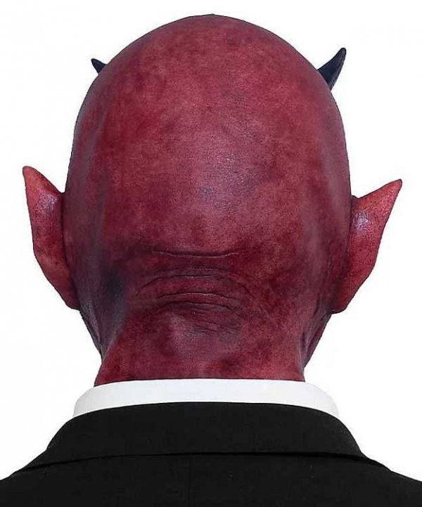 Maska na Halloween Lucyfer maska lateksowa diabeł, maska diabła, maska diabeł, maska demon, maska horror, maska halloween, maska na głowę, maska full head, maski lateksowe, maski na halloween, kostium diabeł, przebranie diabeł