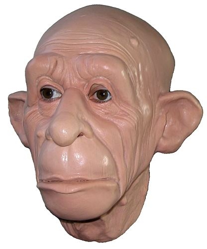 Maska lateksowa - Małpia twarz