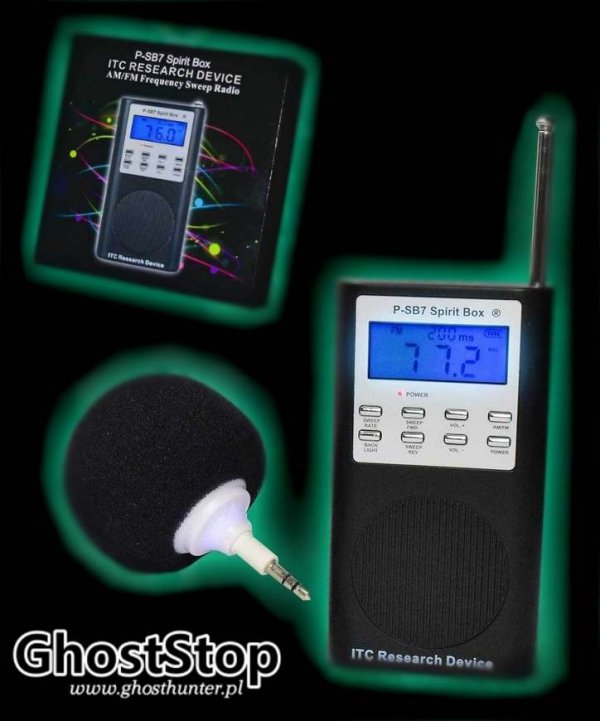 Ghost Hunters - P-SB7 Spirit Box AM/FM (głosy duchów) + 3 godziny szkolenia i konsultacji on-line