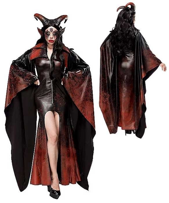 Kostium teatralny dla Pań na Halloween - Demon Krwi