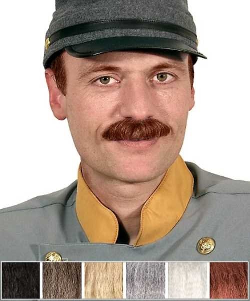 Sztuczne wąsy Konfederat realistyczny zarost do charakteryzacji