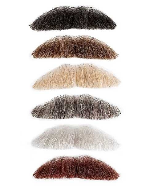 Sztuczne wąsy Szpieg realistyczny zarost do charakteryzacji dostępne kolory włosów