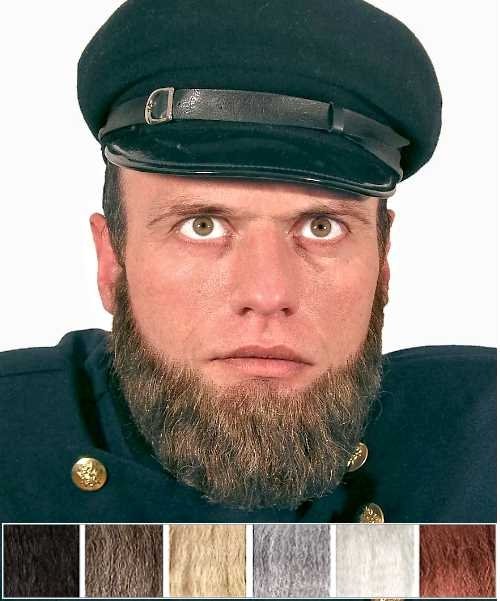 Sztuczna broda Maszynista realistyczny zestaw do charakteryzacji