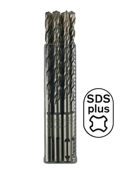 HIKOKI Wiertło udarowe 11x210mm SDS Plus 10szt. 2-ostrzowe 4-spiralne