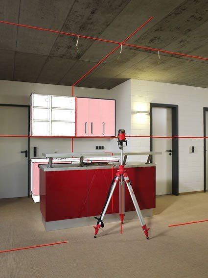 Samopoziomujący laser wieloliniowy FLEX ALC 514 do wizualnego podziału pomieszczenia (329.460)