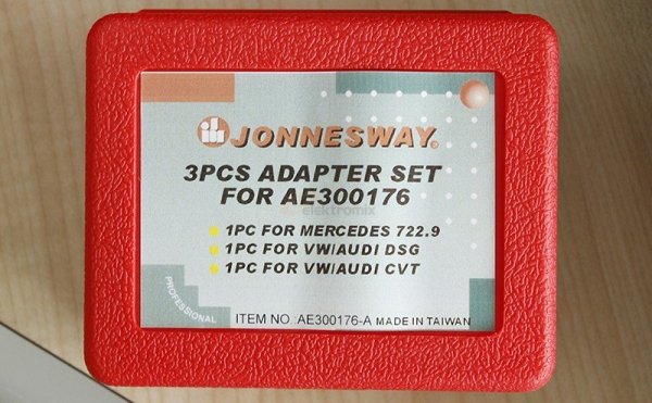 Jonnesway Zestaw adapterów do napełniacza AE300176 AE300176-A