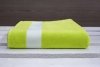 Koc welurowy citrus green