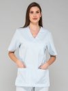 bluza medyczna Ania krótki rękaw baby blue