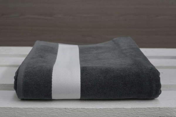 Koc welurowy charcoal grey ciemny szary