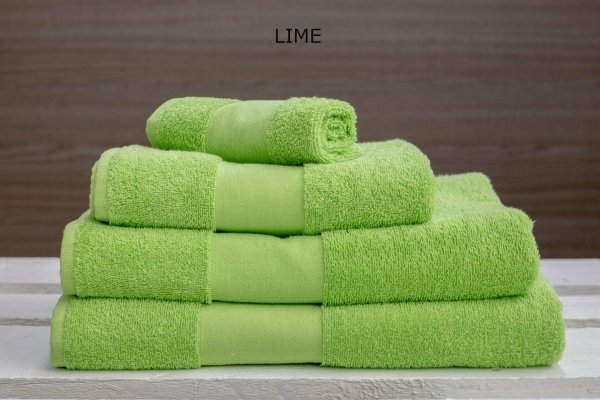 duży ręcznik kąpielowy Olima 450 lime