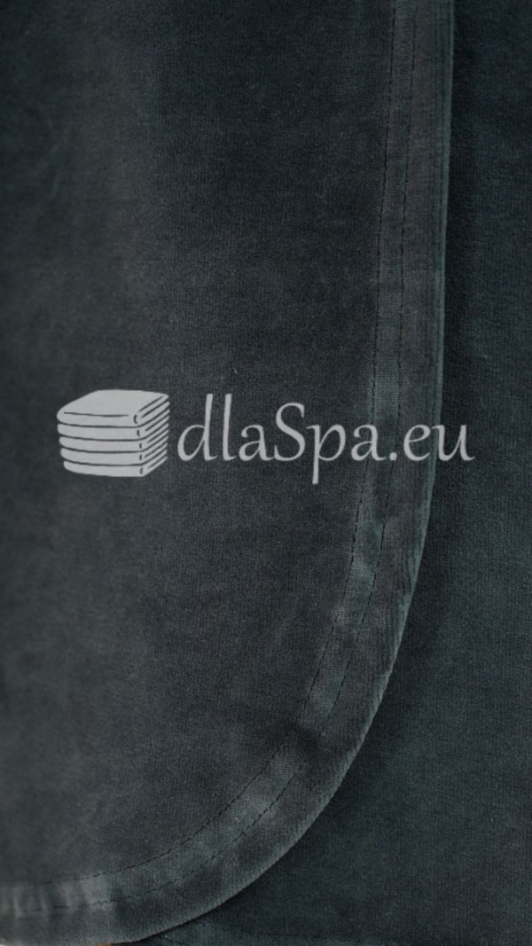 Gumka scrunchie do włosów kolor grafit