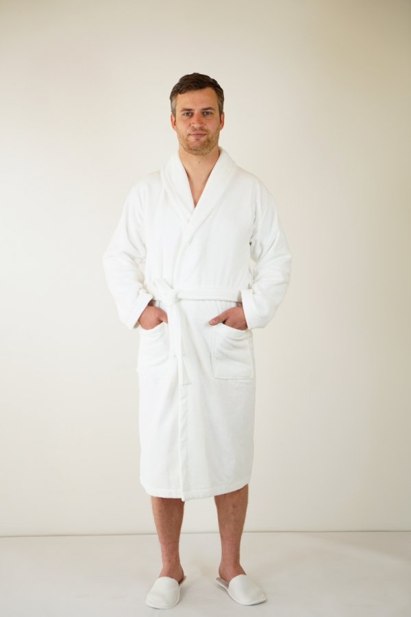 Szlafrok welurowy hotelowy