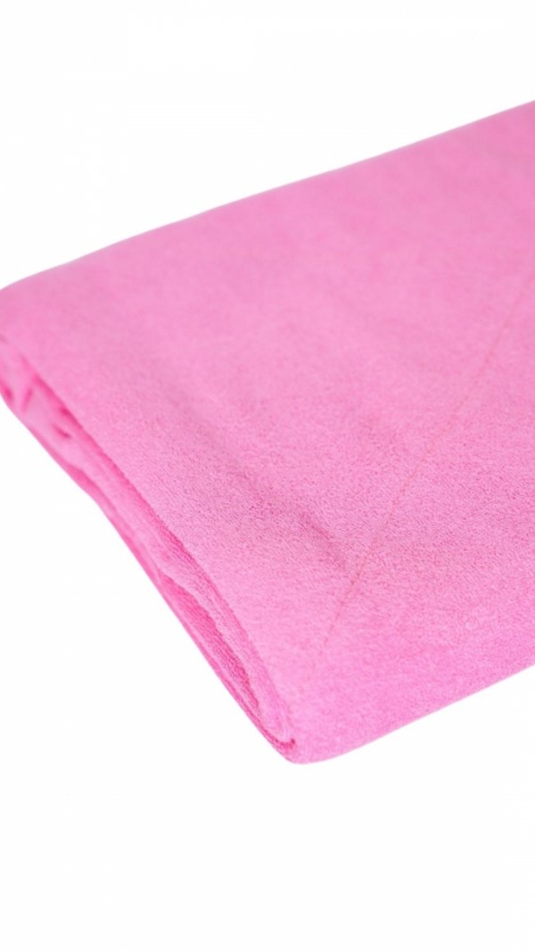 Kocyk kosmetyczny frotte w kolorze różowym