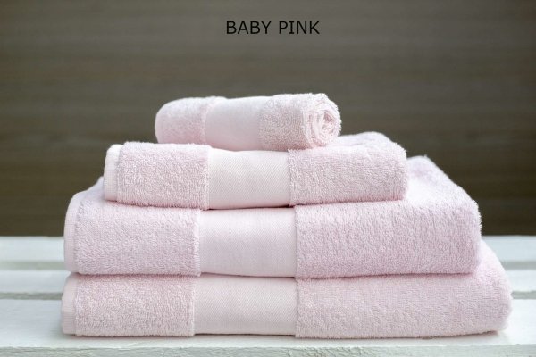 duży ręcznik kąpielowy Olima 450 baby pink