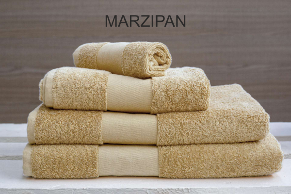 beżowo-żółtawy komplet ręczników OL450