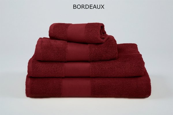 zestaw bordowych ręczników BORDEAUX