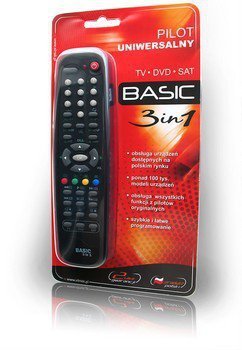 Elmak Pilot uniwersalny Basic 3w1 TV, DVD, SAT/ DVB-T