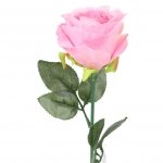 Kwiat sztuczny róża różowa ozdoba dekoracja kompozycja