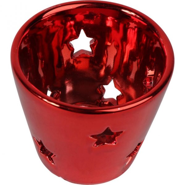 Lampion Ceramiczny Gwiazdki Ozdoba Dekoracja Tealight