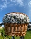 Kosz rowerowy naturalny (Haki/Drobny Wzór) - sklep z wiklina - zdjęcie 7
