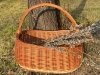  Kosz na zakupy Koszyk na grzyby Jamnik 40cm - sklep z wiklina - zdjęcie 