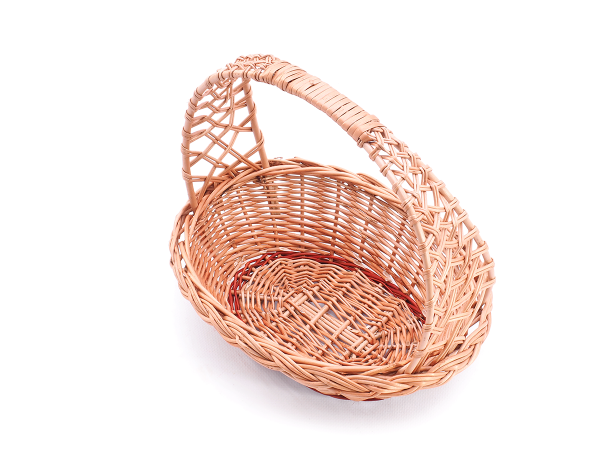 Koszyczek Wielkanocny (Owalny/Kratka/26cm) - Sklep z wiklina - zdjęcie 3