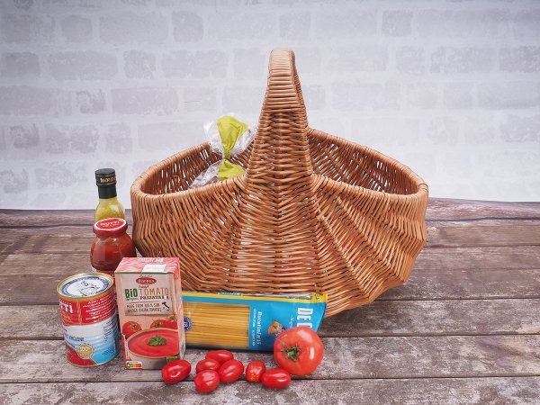 Kosz na zakupy Indonezja 48cm - Sklep z wiklina - zdjęcie 7