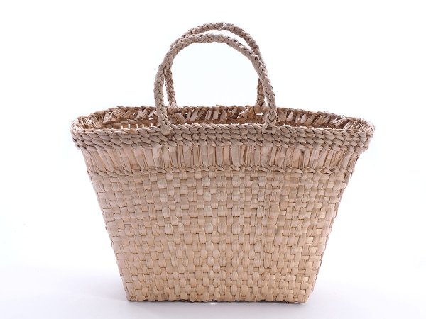 Kosz na zakupy - torba plażowa (Rafia/40cm) - sklep z wiklina - zdjęcie 6