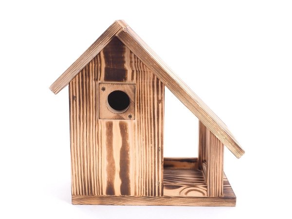 Budka lęgowa Karmnik Opalany - Sklep z wiklina - zdjęcie