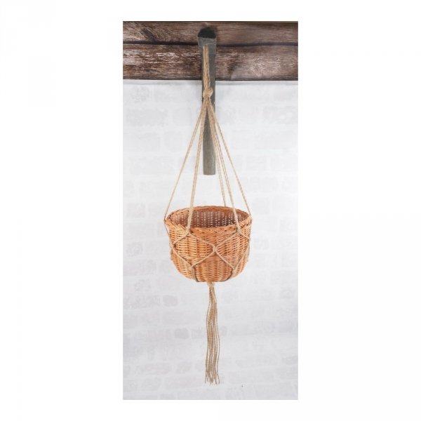 Kwietnik wiszący Boler Naturalny 30cm - sklep z wiklina - zdjęcie 2