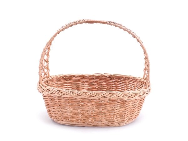 Koszyczek Wielkanocny Kratka Owalny 26cm - Sklep z wiklina - zdjęcie 2