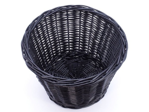 Osłonka na doniczkę Czarna 40 cm - Sklep z wiklina - zdjęcie 1