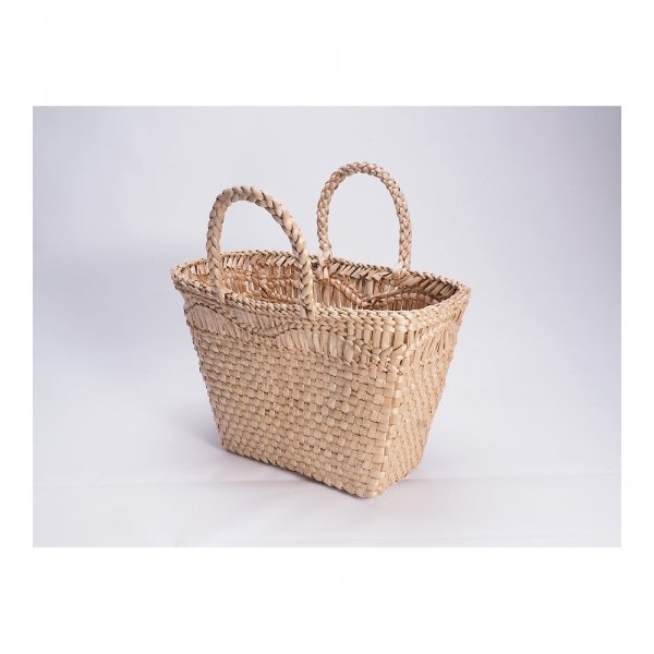 Kosz na zakupy - torba plażowa (Rafia/40cm) - sklep z wiklina - zdjęcie 5