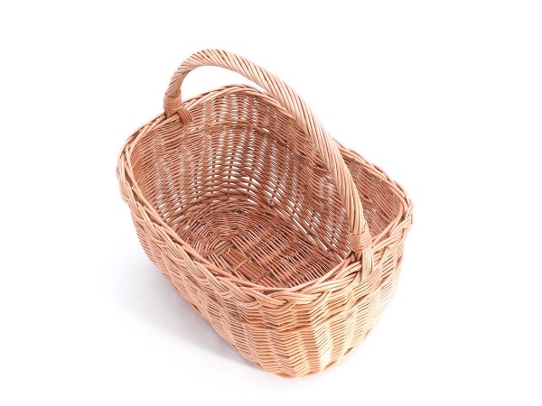 Kosz Prostokąt Naturalny 38cm - Sklep z wiklina - zdjęcie 2