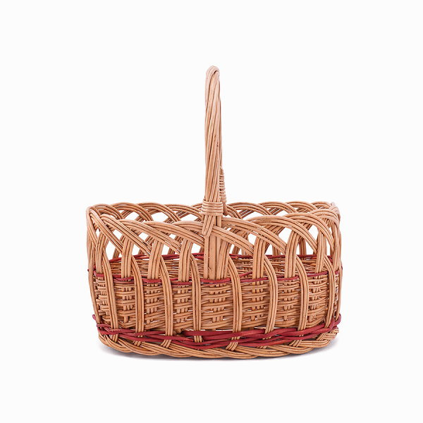 Koszyczek Wielkanocny Owalny (Ażur/23cm) - Sklep z wiklina - zdjecie 4
