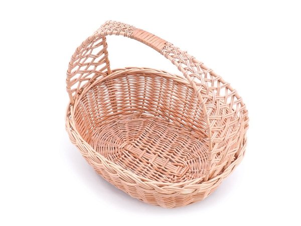Koszyczek Wielkanocny Owalny Kratka 35cm - Sklep z wiklina - zdjęcie 1