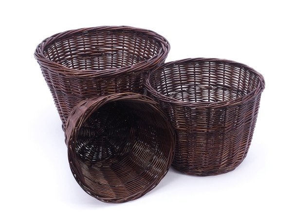 Osłonka na doniczkę Wenge 40cm - Sklep z wiklina - zdjęcie 2