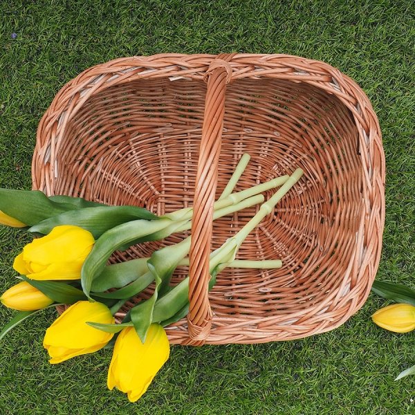  Koszyczek Wielkanocny Prostokątny 28cm- Sklep z wiklina - zdjęcie 6